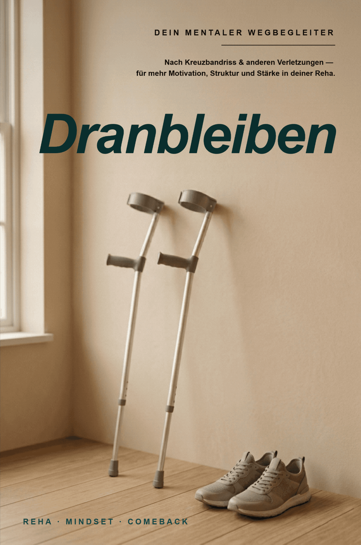 Dranbleiben – Dein Reha-Wegbegleiter Buchcover